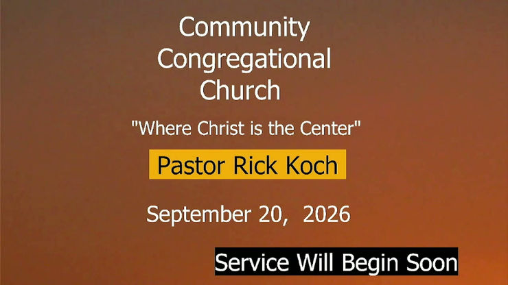 26- Sept 20 CCC Worship Service